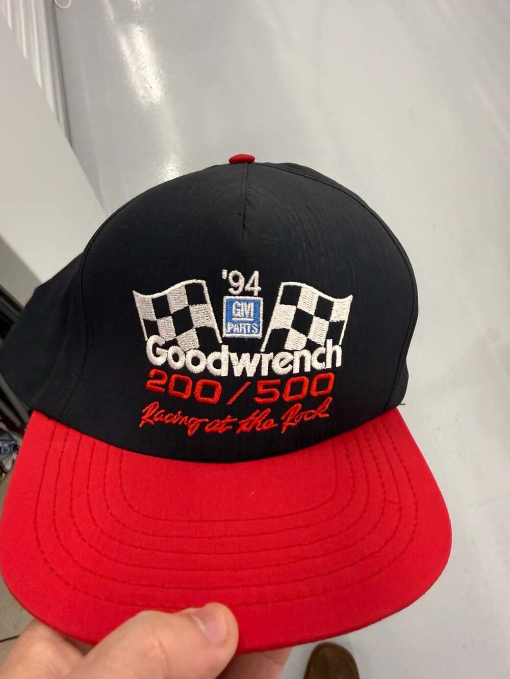 Vintage 1994 GM Goodwrench 200/500 Racing at the Rock Snapback Hat